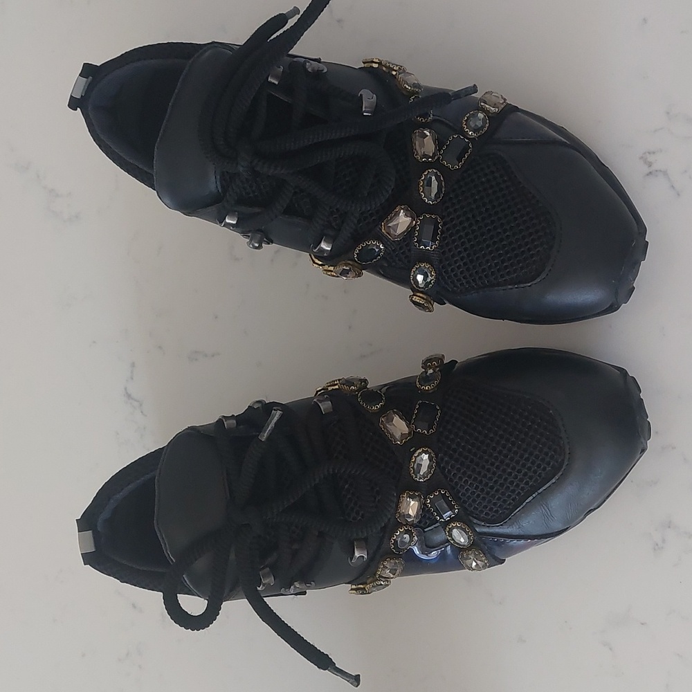 Steve madden Embellished gem sneakers size 8
